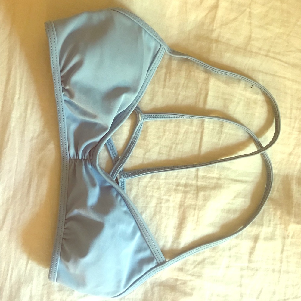 Baby Blue Bikini Top